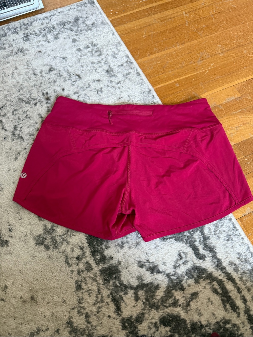lululemon athletica Shorts bundle: Maroon, Fuchsia, and Black/grey - Picture 3 of 15